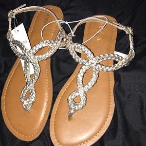 Gold Merona Sandals